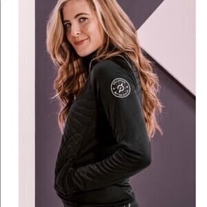 Peloton Craft Black Cycling Bike Zip Up Jacket Size M